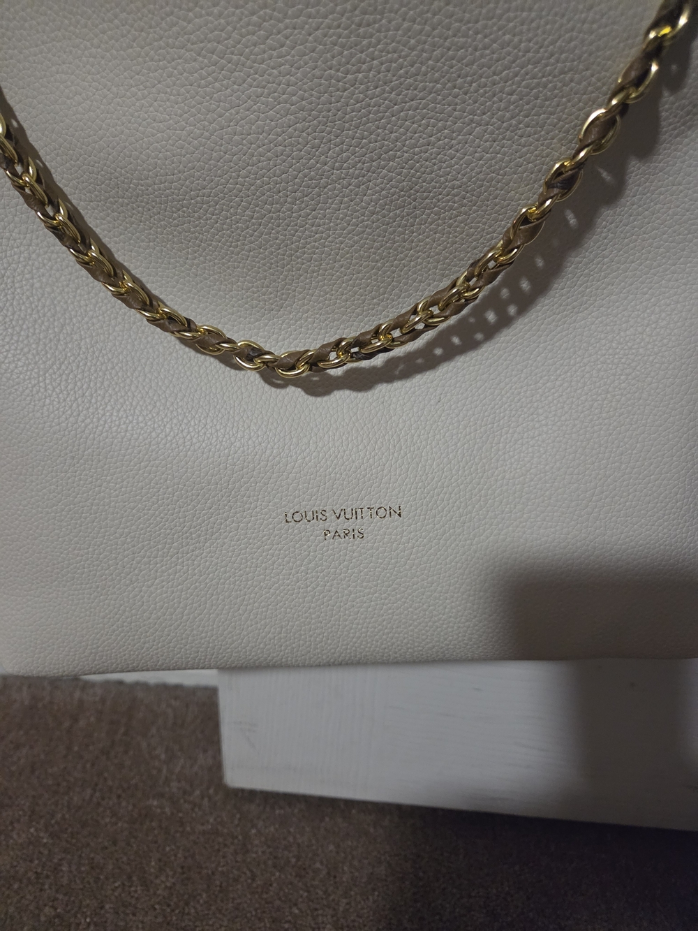 Unbranded Monogram Off White Bag, With 2 Straps and Matching Wallet - Picture 3 of 13